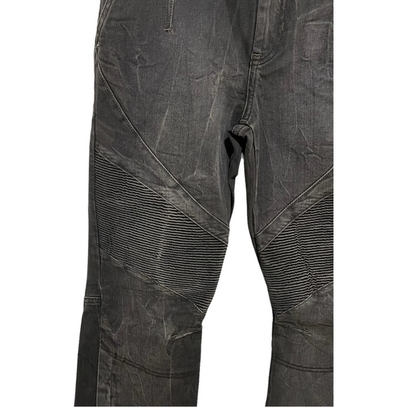 NWT FREE PEOPLE WE THE FREE VECTOR MOTO JEANS, SIZE 28 Groovy Grunge Retro Rock - Picture 6 of 14